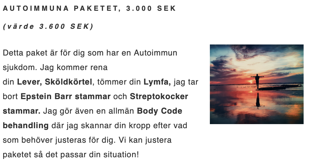 En människa står i solnedgången och håller upp händerna, en symbol för hopp att ha läkt sin autoimmuna sjukdom med hjälp av Karolina Eleonoras healingbehandlingar Emotion Code